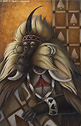 H. Kyoht Luterman - King of Spades - gelada baboon